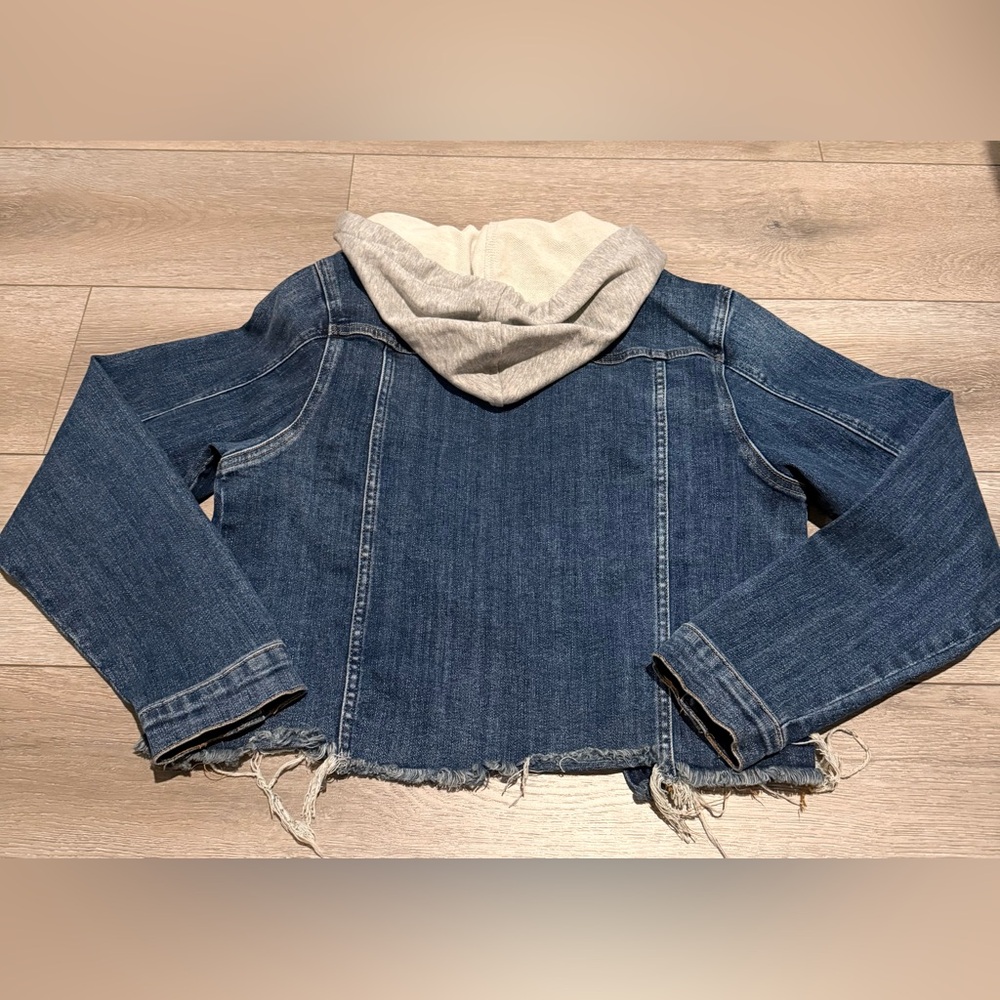 Risen Denim Jacket with Removable Hood - Picture 6 of 6